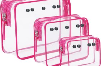 3 packs Clear Pouches suitable for Bogg Bag Accessories