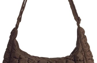 BAGSMART Quilted Crossbody Bag for Women, Lightweight