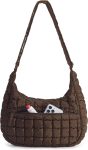BAGSMART Quilted Crossbody Bag for Women, Lightweight
