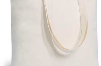 TOPDesign 24-Pack Economical 16"x15" Cotton Tote Bags,