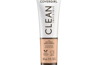 COVERGIRL Clean Invisible Foundation Makeup, Dewy &