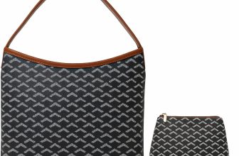 Trendy Vegan Leather Hobo Tote Bag for Women, Large