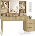 VASAGLE MAXE Collection - Vanity Desk with Sliding