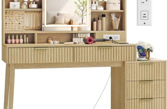 VASAGLE MAXE Collection - Vanity Desk with Sliding