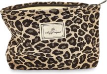 STARDW Leopard Makeup Bag Organizer Cosmetic Bags for