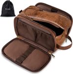 Elviros Toiletry Bag for Men, Large Travel Shaving Dopp
