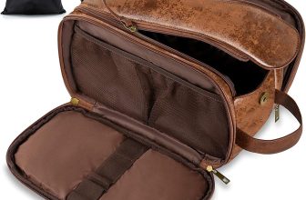 Elviros Toiletry Bag for Men, Large Travel Shaving Dopp