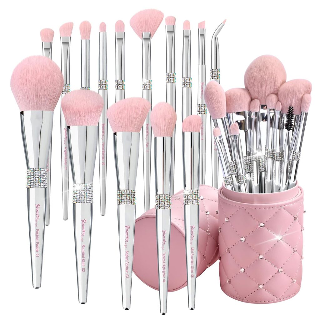 Bueart Design Elegant pink Ultra soft labeled Makeup