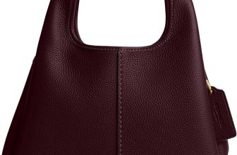 COACH Women's Polished Pebble Leather Lana Shoulder Bag