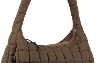 Quilted Puffer Tote Bag Purse Puffy Crossbody Shoulder