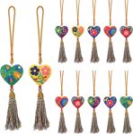 HunnmingRe 12 Pcs Mexican Keychain Fiesta Party Return
