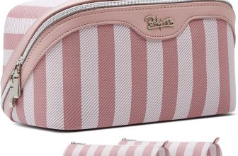 BOYATU Travel Makeup Bag for Women: Large Cosmetic Bag