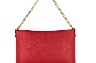 Italian Calf Leather Crossbody Bag for Women with