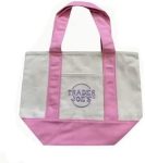 Trader joes Mini Pastel Canvas Tote Bags (1, Pink)