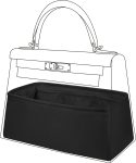 DGAZ Purse Bag Organizer Insert, Silk, Luxury Handbag