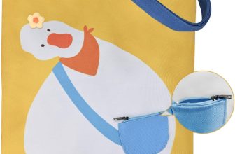 COSHAYSOO Canvas Tote Bag for Women-Cute Animal Design