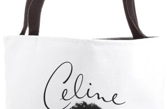 Official Celine Dion Black and White Photo Tote Bag