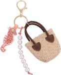 Beach Keychain Bag Charms | Seashell Starfish Lobster