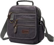 Mens bag Canvas Shoulder Bag Small Messenger Crossbody
