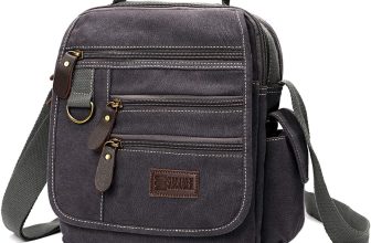 Mens bag Canvas Shoulder Bag Small Messenger Crossbody