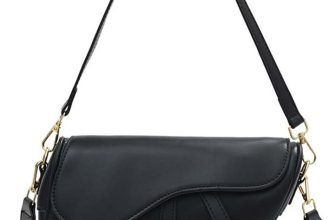 Women Trendy Small Clutch Purse Saddle Shoulder Bag