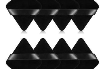 8Pcs of Triangular Powder Puff Makeup Sponges, Made of