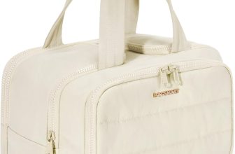 BAGSMART Travel Toiletry Bag, Crush Toiletry Bag for