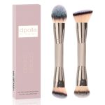 Foundation Makeup Brushes, 2Pcs Premium Dual-Ended