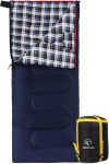 REDCAMP Cotton Flannel Sleeping Bag for Camping