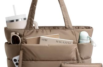 Bagstellar Puffer Tote Bag for Women, Lightweight Puffy