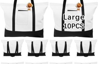 OKBA Stylish canvas tote bags for women,blank large