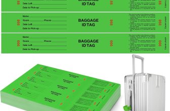 Feifeiya 1000 Hotel Luggage ID Tags with Transfer Tape
