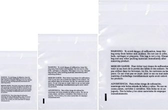 Poly Bags with Suffocation Warning 9x12", 11x14",