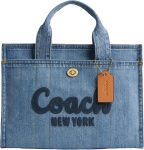 Coach Cargo Tote Bag with Bow Print