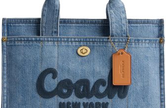 Coach Cargo Tote Bag with Bow Print