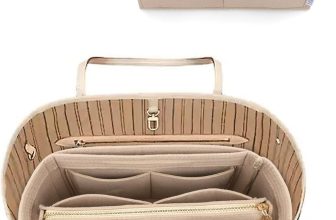 LEXSION Felt Purse Bag Organizer Insert with zipper Bag