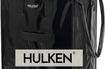 HULKEN - Large, Black - Reusable Grocery Bag On Wheels,