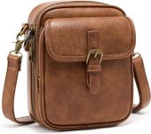 Small Messenger Bag Vegan Leather Crossbody Bag for