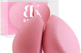 BEAKEY Flat Duo Patented Makeup Sponge Set of 2, Latex