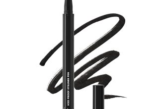 e.l.f. H2O Proof Eyeliner Pen, Felt Tip, Waterproof,
