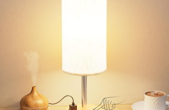 Fenmzee Bedside Table Lamp for Bedroom - 3 Way Dimmable