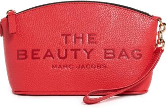Marc Jacobs Womens The Leather Beauty Bag