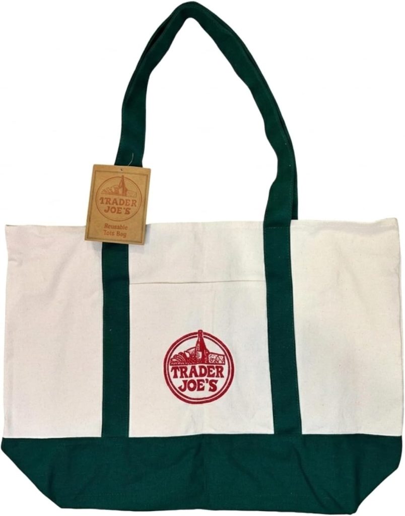 Trader Joe Large Reusable Canvas Tote Bag – Heavy Duty