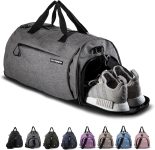 Fitgriff® Gym Bag for Men & Women with Shoe & Wet