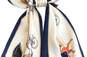 Hioyiwse Head Scarf Hair Neck Scarves For Women Purse