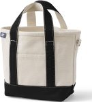 Lands' End Open Top Canvas Tote Bag