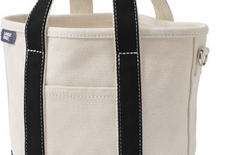 Lands' End Open Top Canvas Tote Bag