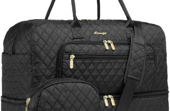 LUOCIP Large Women Travel Duffle Bag, Carry on Bag with