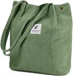 Corduroy Tote Bag Cute Tote Bags for Women Shoulder Bag