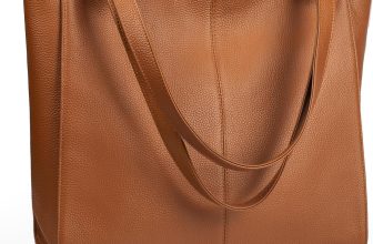befen Genuine Leather Zipper Tote Bag for Women Work